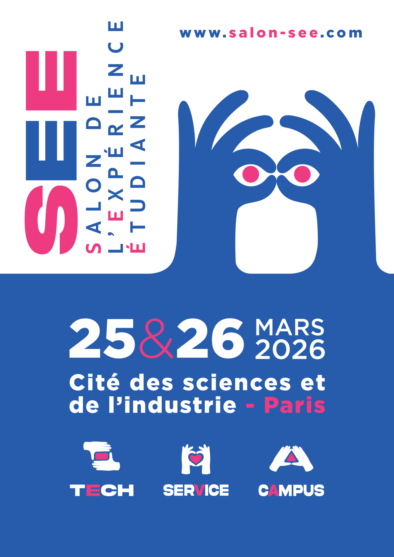 Communiqué de presse - La 2ème édition du Salon de l'Expérience Étudiante aura lieu les 25 et 26 mars 2026 à la Cité des Sciences et de l’Industrie